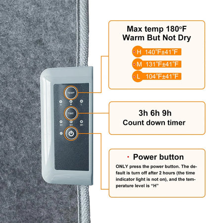 ThermaHugCo™ Foldable Under-Desk Leg Warmer