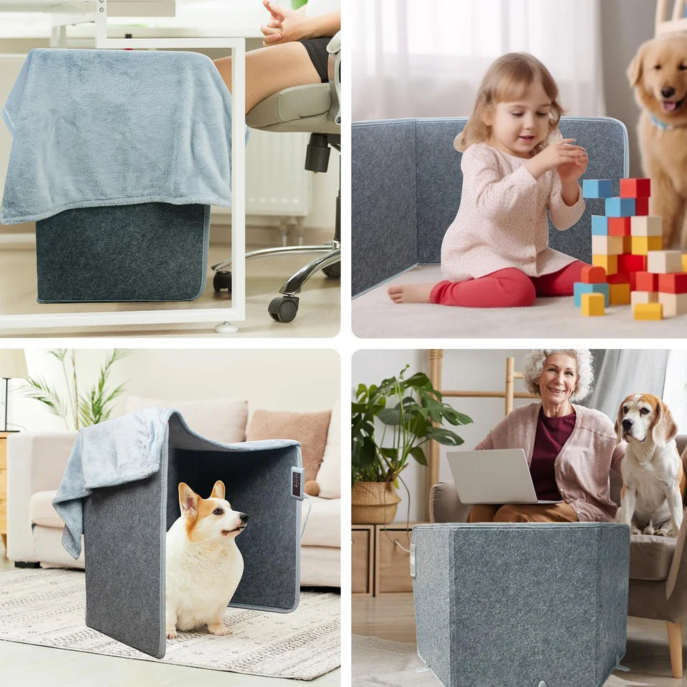 ThermaHugCo™ Foldable Under-Desk Leg Warmer